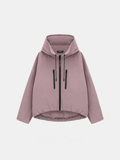 STM-TEX™ Einheitsgröße Kurze Oversize-Regenjacke