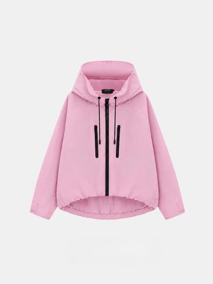 STM-TEX™ Einheitsgröße Kurze Oversize-Regenjacke